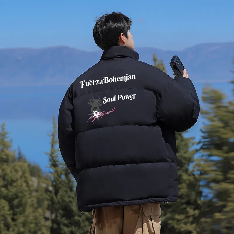 FUERZA Puffer Jackets Unisex-5