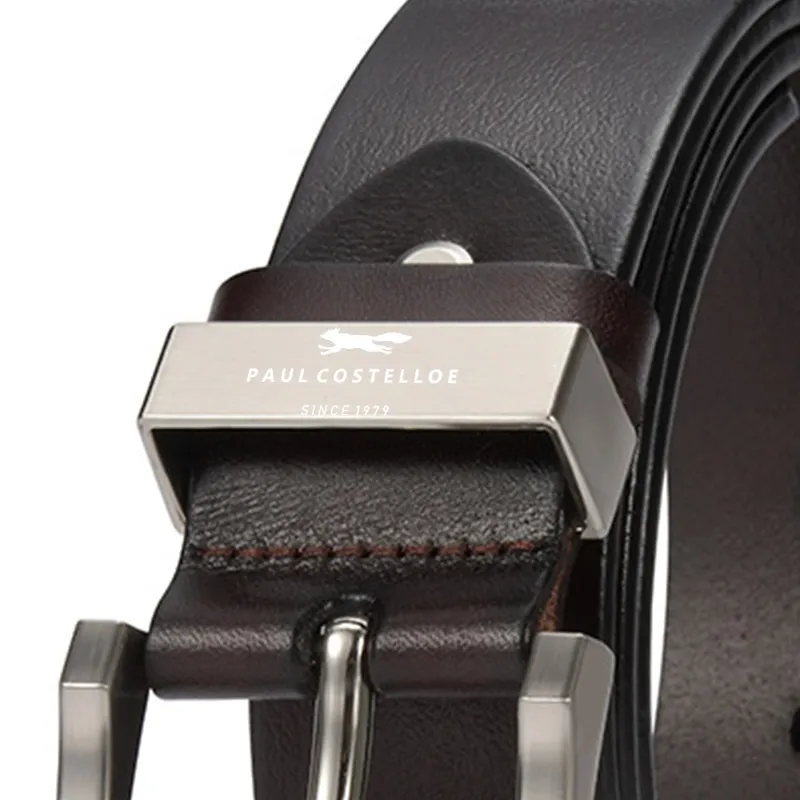 PAUL COSTELLOE Cow Leather Belts Unisex 3.8cm-3