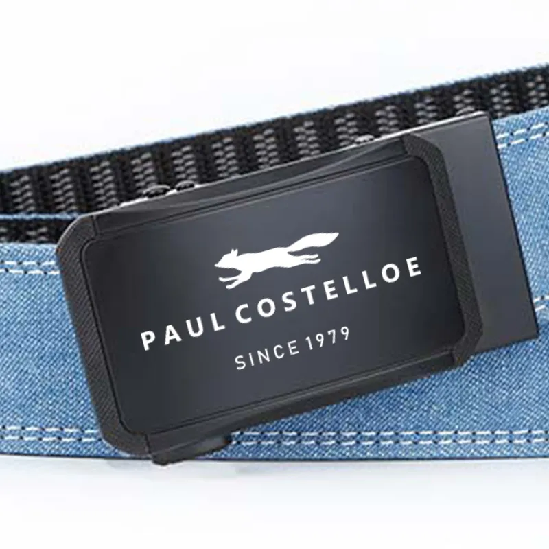 PAUL COSTELLOE Denim Belt Unisex 3.4cm-3