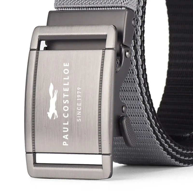 PAUL COSTELLOE Imitation Nylon Belt Unisex 3.7cm-3