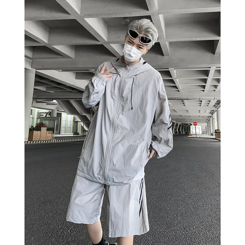 YPL Super Light Breathable Quick Dry UV Protection Sun Protection Clothing Unisex Two Piece Set-10