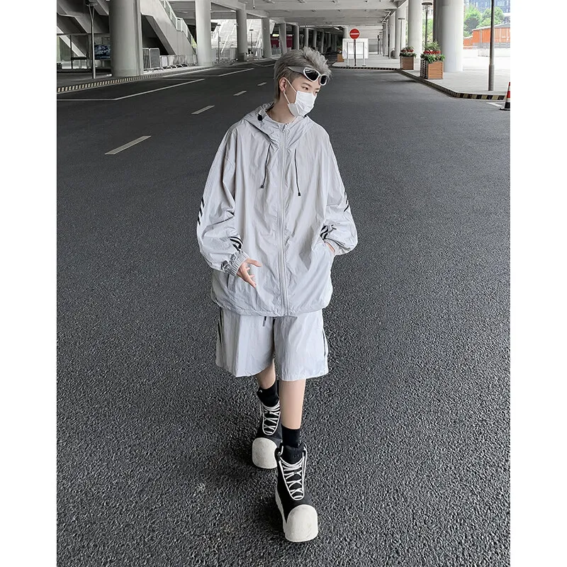 YPL Super Light Breathable Quick Dry UV Protection Sun Protection Clothing Unisex Two Piece Set-9