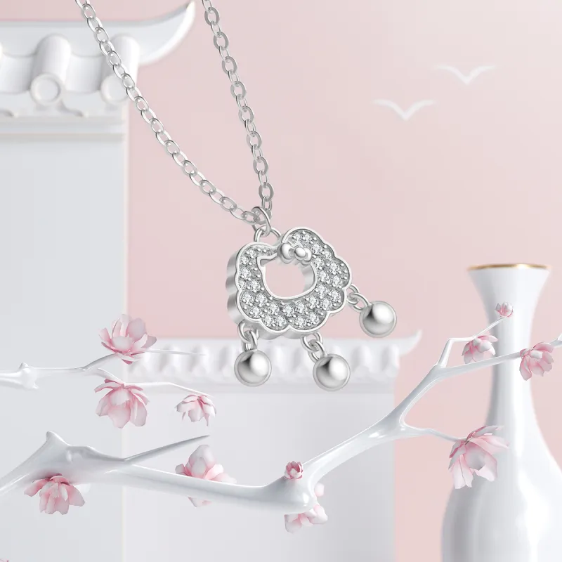 Sanrio S925 Silver Necklaces Women's-4