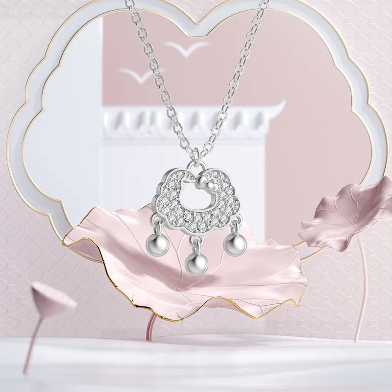 Sanrio S925 Silver Necklaces Women's-3