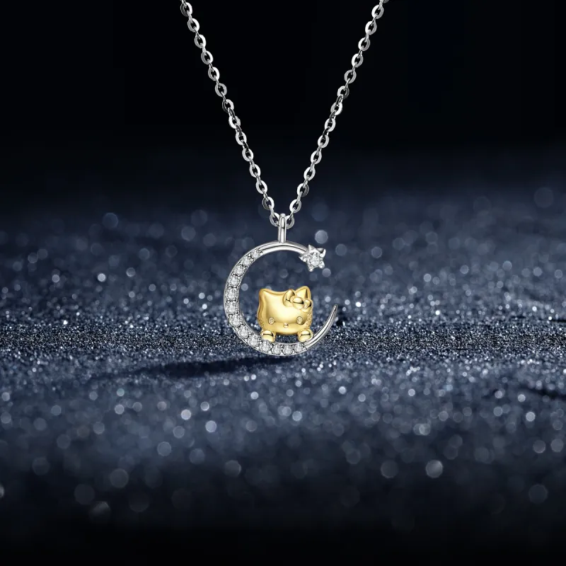Sanrio S925 Silver, Princess On The Run, Collarbone Chain Necklace, Gift Box Set Women's-4