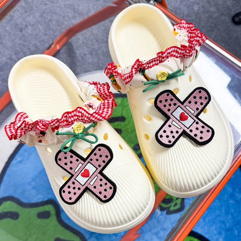 Bandage Princess Style Trendy Cave Shoes Women's Ecru Adjustable-4