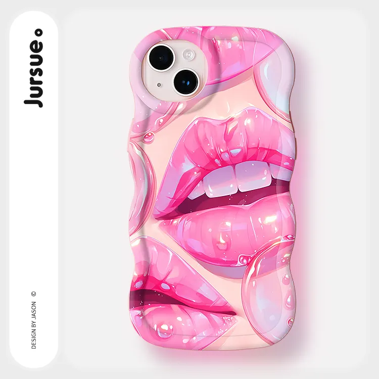 JURSUE TPU Material Phone Cases Compatibility IPhone15/14/13/12/11ProMa Western Trendy Sweet Style-1