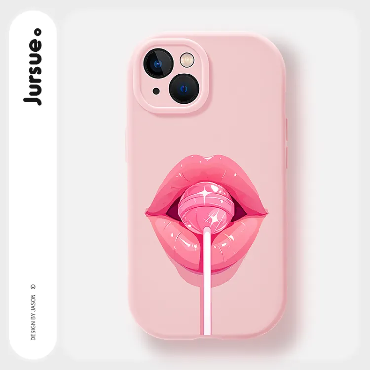 JURSUE TPU Material Girlish Cute Phone Cases Compatibility With IPhone 16/15/14/13/12/11 Pro Max/SE 2020/XR/XS/8/7 Plus-1