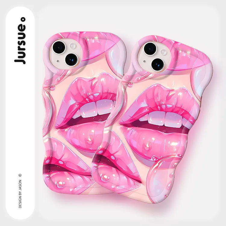 JURSUE TPU Material Phone Cases Compatibility IPhone15/14/13/12/11ProMa Western Trendy Sweet Style-5