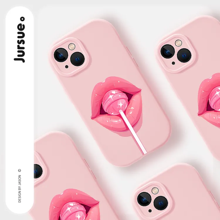 JURSUE TPU Material Girlish Cute Phone Cases Compatibility With IPhone 16/15/14/13/12/11 Pro Max/SE 2020/XR/XS/8/7 Plus-5