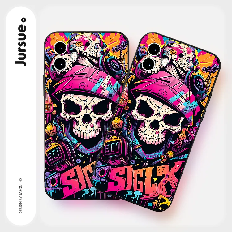 JURSUE TPU Material Phone Cases Compatibility With IPhone 16/15/14/13/12/11 Pro Max/SE 2020/XR/XS/8/7 Plus Trendy-2
