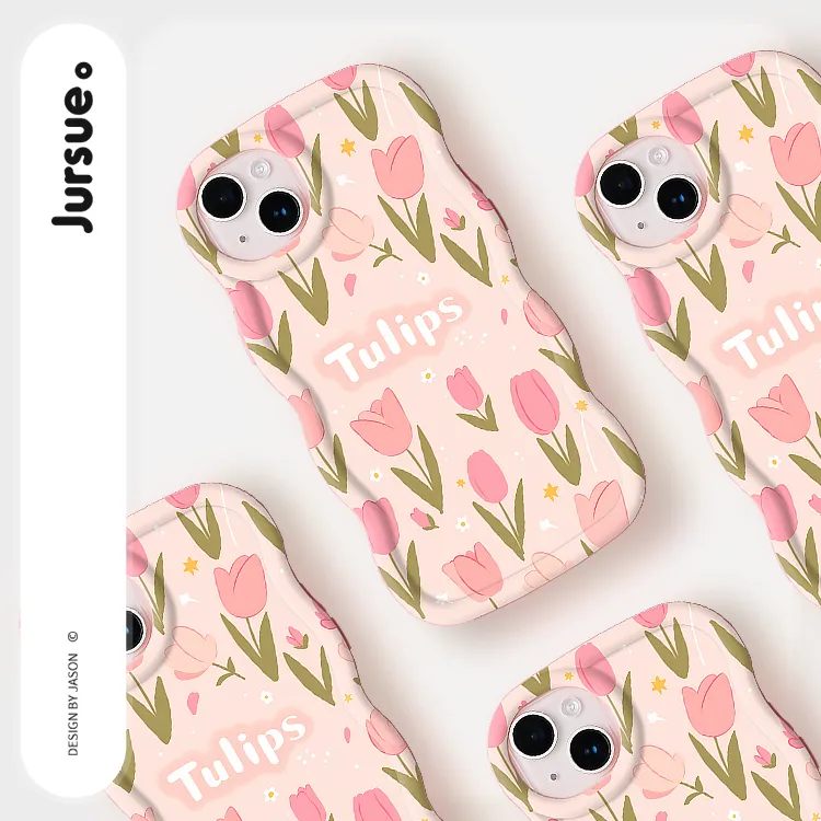 JURSUE TPU Material Phone Cases Compatibility With IPhone 15/14/13/12/11 Pro Max/SE 2020/XS/8/7 Plus Refreshing-5