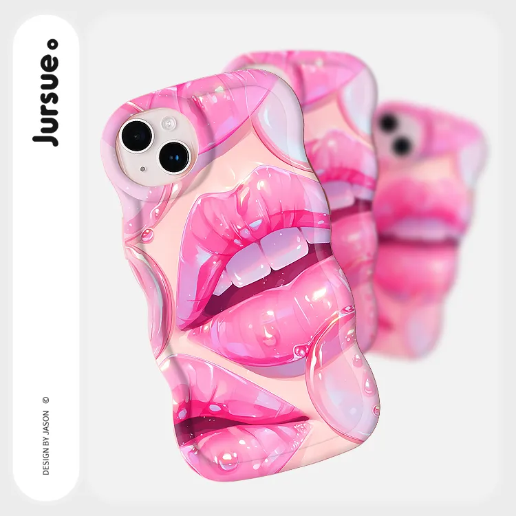 JURSUE TPU Material Phone Cases Compatibility IPhone15/14/13/12/11ProMa Western Trendy Sweet Style-2