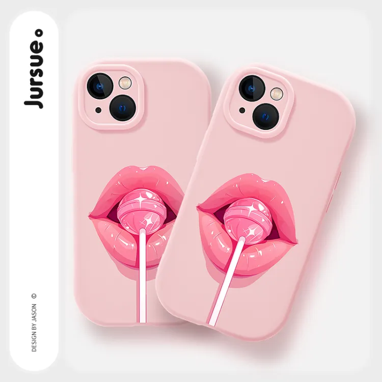 JURSUE TPU Material Girlish Cute Phone Cases Compatibility With IPhone 16/15/14/13/12/11 Pro Max/SE 2020/XR/XS/8/7 Plus-3