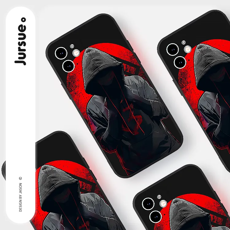 JURSUE TPU Material Phone Cases Compatibility With IPhone 16/15/14/13/12/11 Pro Max/SE 2020/XR/XS/8/7 Plus Cartoon-5
