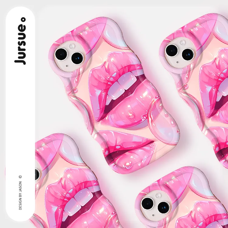 JURSUE TPU Material Phone Cases Compatibility IPhone15/14/13/12/11ProMa Western Trendy Sweet Style-3
