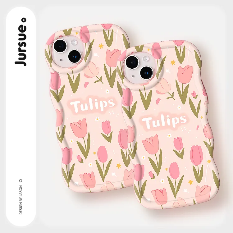 JURSUE TPU Material Phone Cases Compatibility With IPhone 15/14/13/12/11 Pro Max/SE 2020/XS/8/7 Plus Refreshing-2