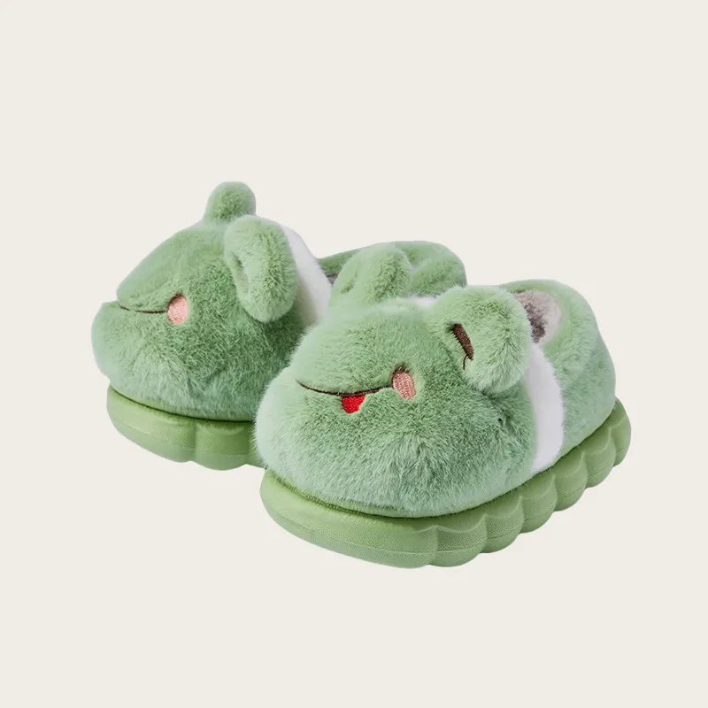 Yalu Cotton Slippers For Fall And Winter, Home Indoor Warm Cartoon For Men And Women's, Home Slippers-1