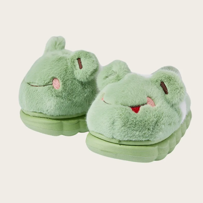 Yalu Cotton Slippers For Fall And Winter, Home Indoor Warm Cartoon For Men And Women's, Home Slippers-15