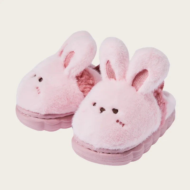 Yalu Cotton Slippers For Fall And Winter, Home Indoor Warm Cartoon For Men And Women's, Home Slippers-19