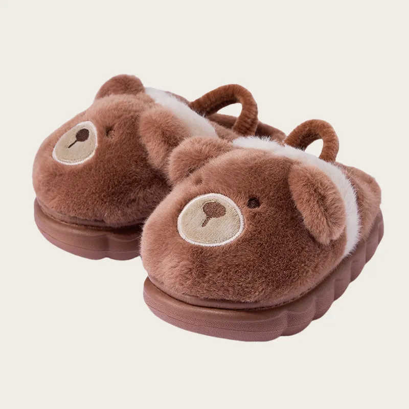 Yalu Cotton Slippers For Fall And Winter, Home Indoor Warm Cartoon For Men And Women's, Home Slippers-23