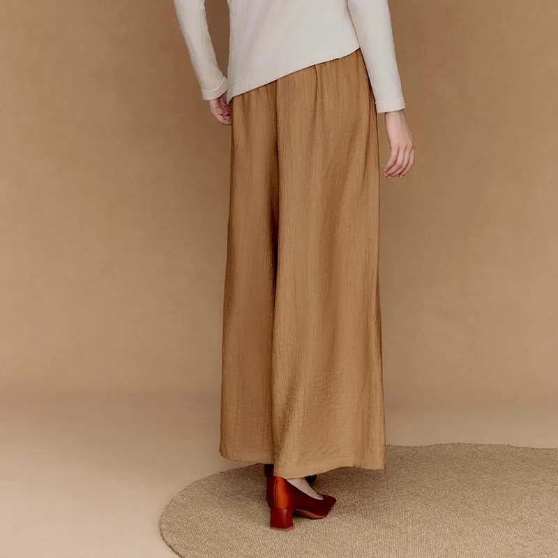 Ginger Casual Pants Women's Antumn Leaves Yellow-4