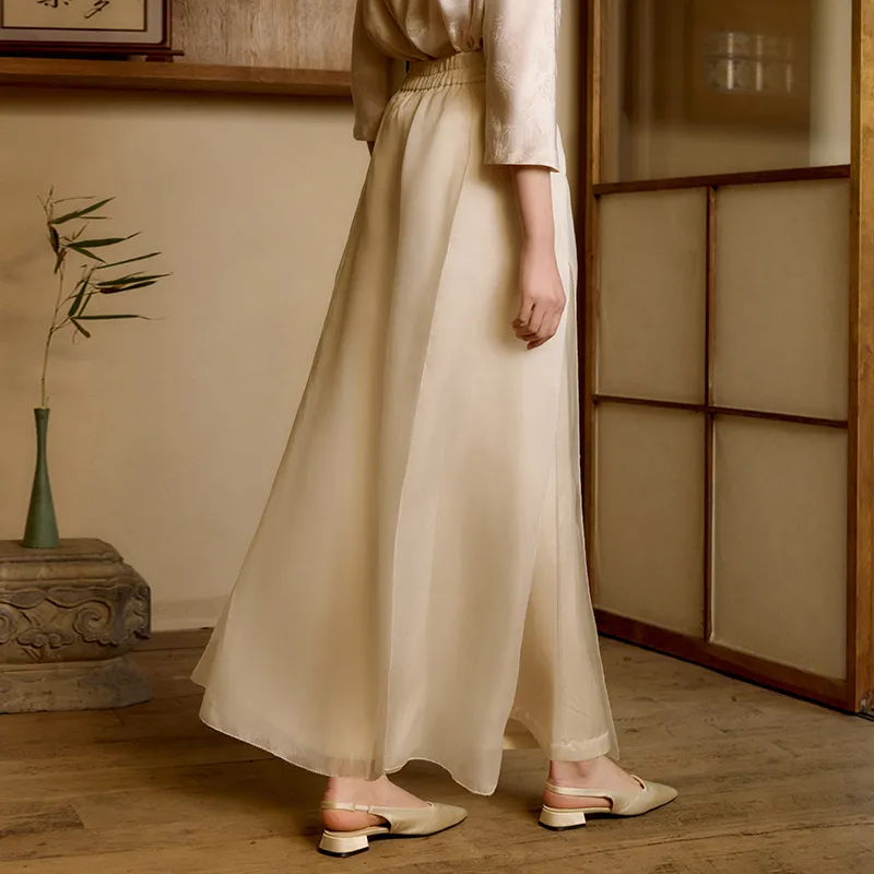 Ginger Casual Pants Women's Qilin White-2