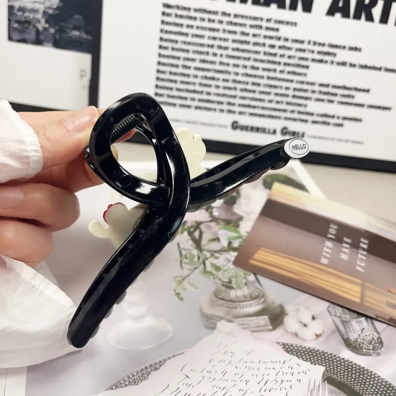 TBoML Acrylic Hair Clips Women's-10