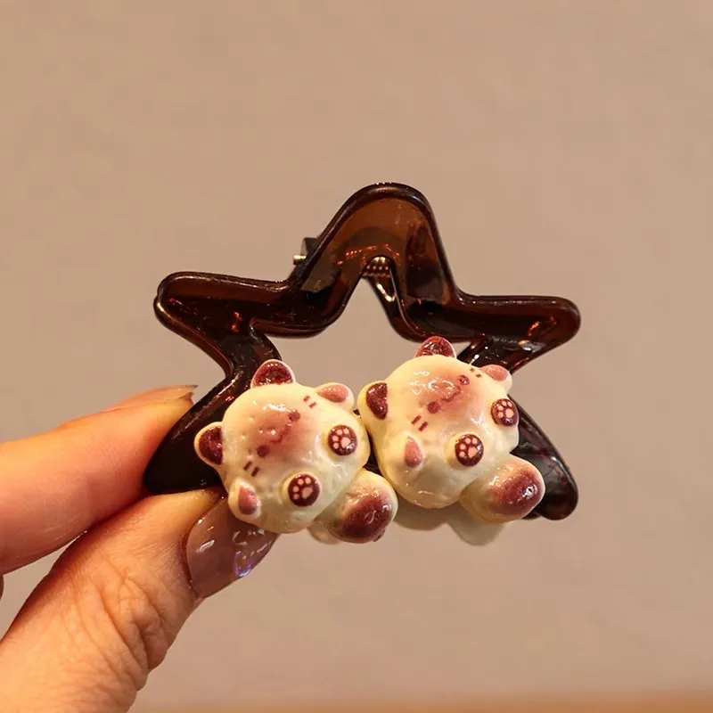 TBoML Acrylic Hair Clips Women's-1