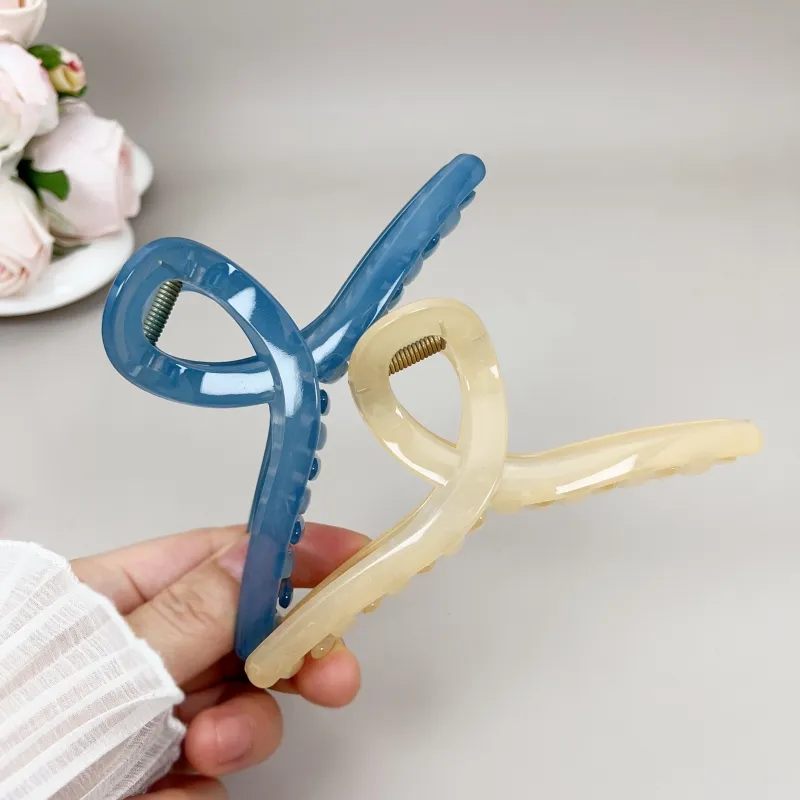 TBoML Acrylic Hair Clips Women's-11