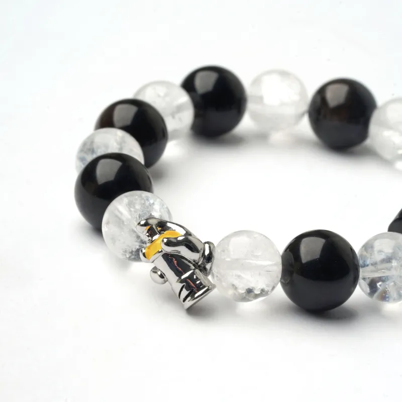 *EVAE+MOB Obsidian Bracelets Unisex-1