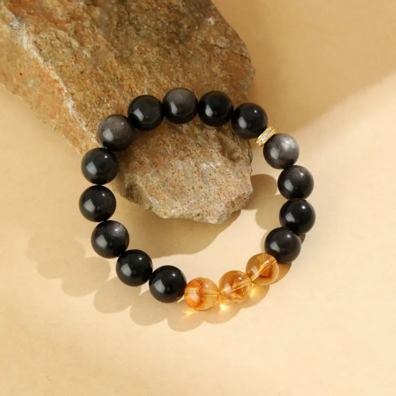 *EVAE+MOB Obsidian Bracelets Unisex-1
