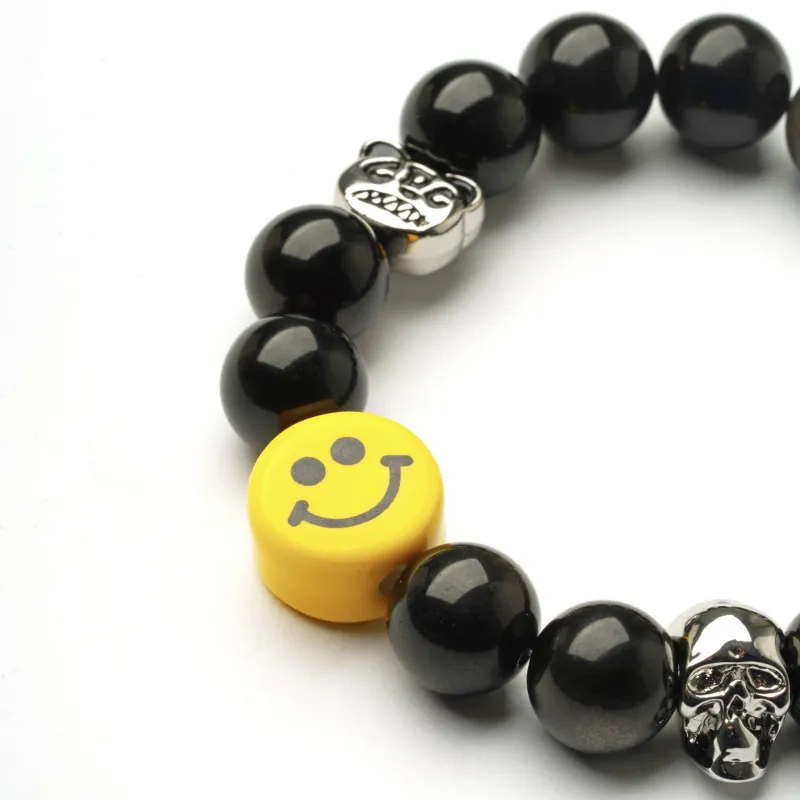 *EVAE+MOB Obsidian Bracelets Unisex-1