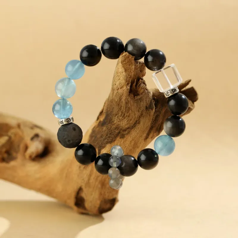 *EVAE+MOB Obsidian Bracelets Unisex-2