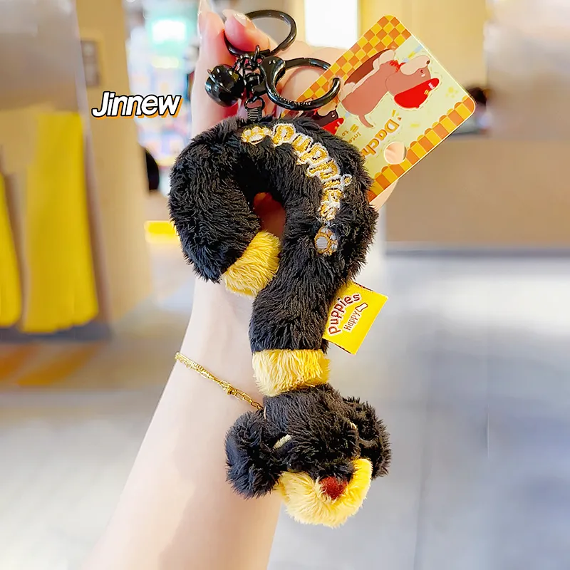 Jinnew Plush Doll Keychains Unisex-2