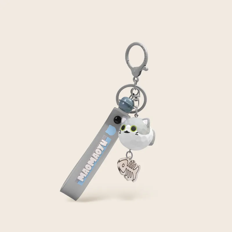 Jinnew PVC+ Alloy Keychains Unisex 3cm Height-1