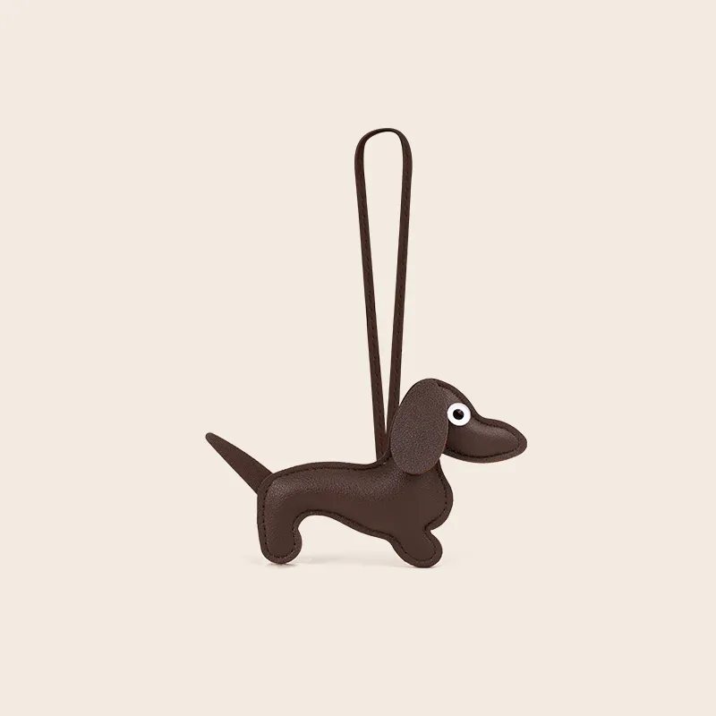 Jinnew PU Leather Keychains Unisex 8cm High-7