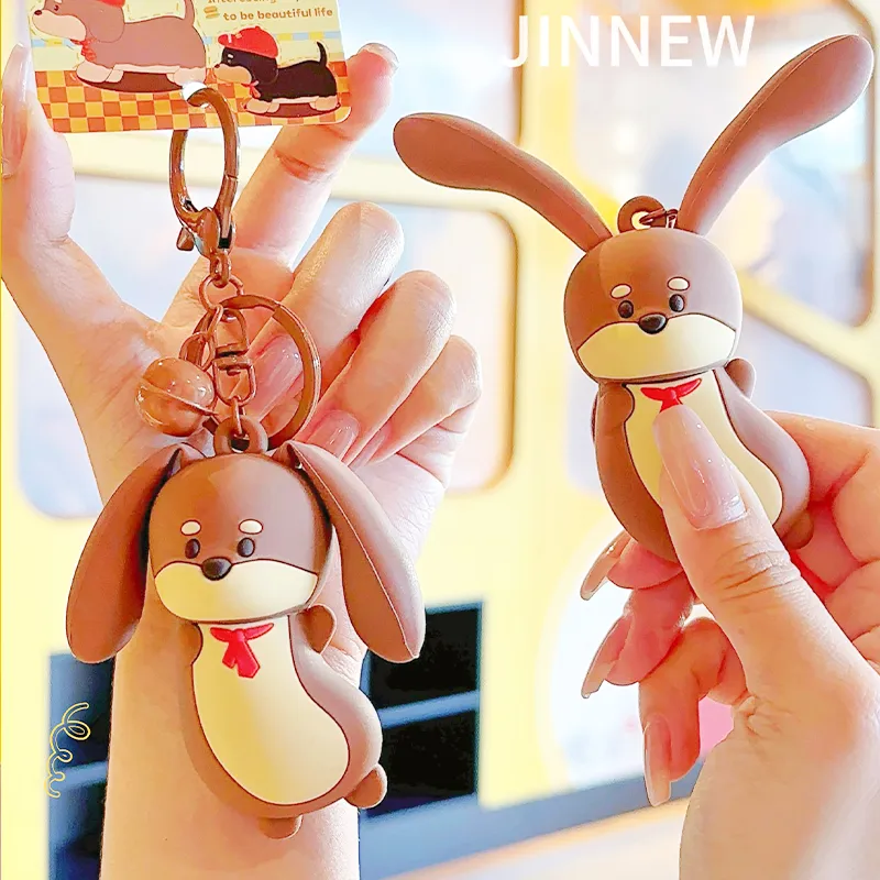 Jinnew Silicone Keychains Unisex 7cm Height-7