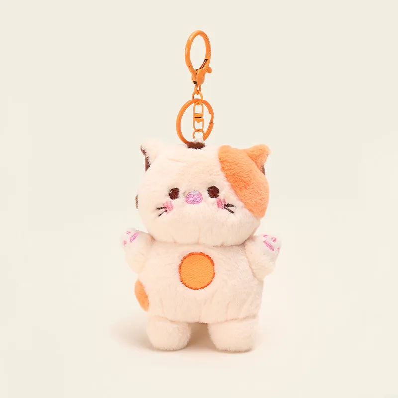 Jinnew Plush Pendants Unisex Grey/Pink/Yellow/Brown-8