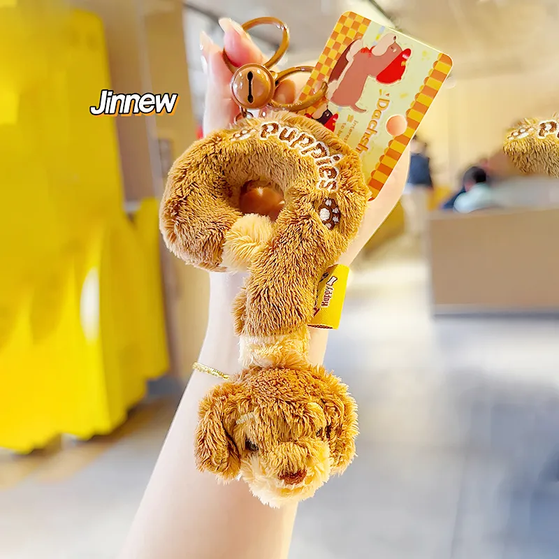 Jinnew Plush Doll Keychains Unisex-6