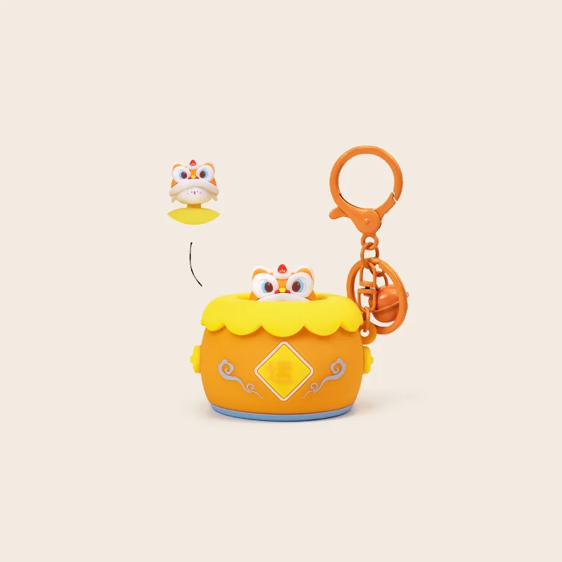 Jinnew Silicone Keychains Unisex-9