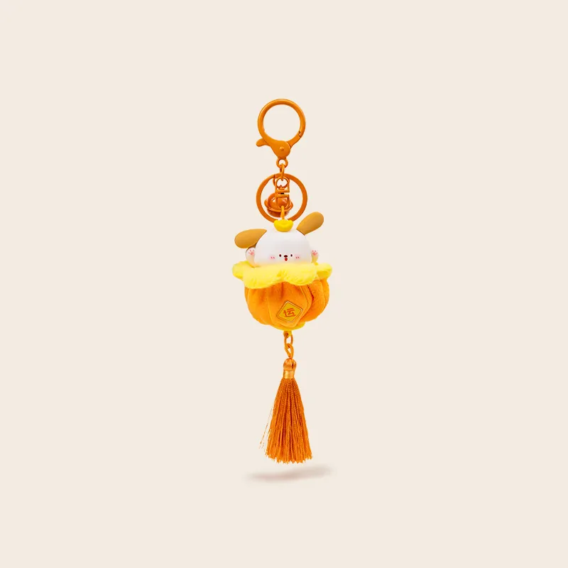 Jinnew Cute Kitten Plush Pendant Keychains Unisex-9