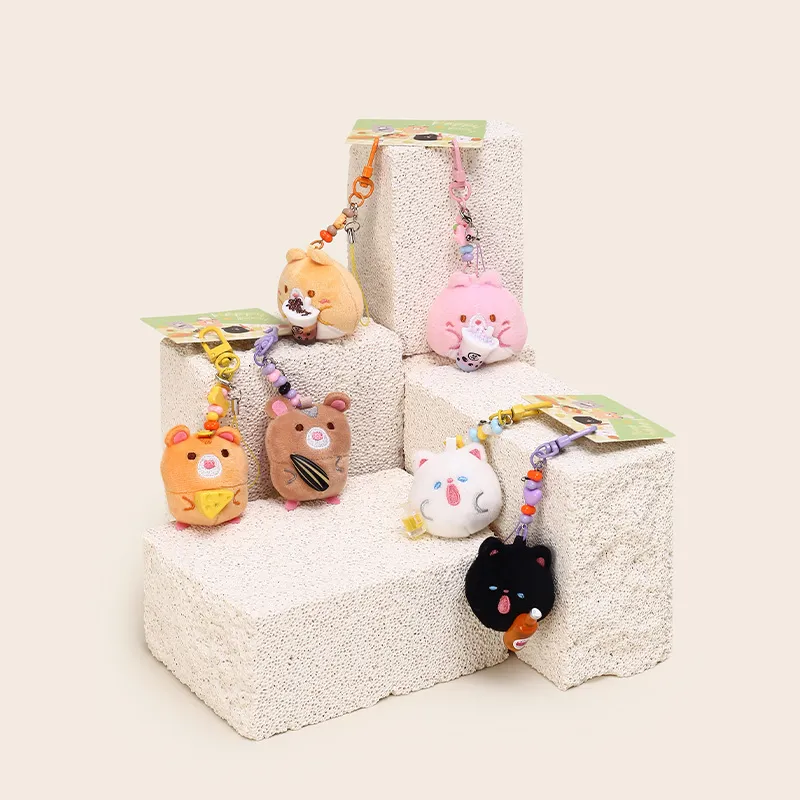Jinnew Polyester Keychains Unisex 5.5cm Height-2
