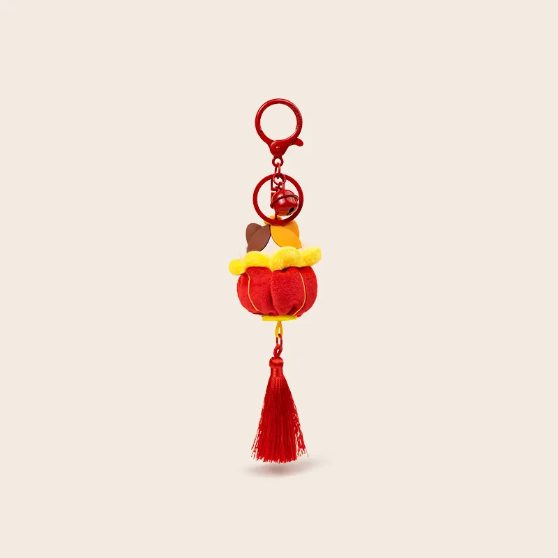 Jinnew Cute Kitten Plush Pendant Keychains Unisex-3