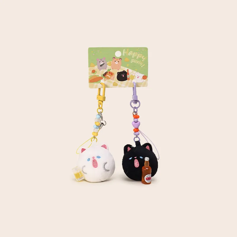 Jinnew Polyester Keychains Unisex 5.5cm Height-5