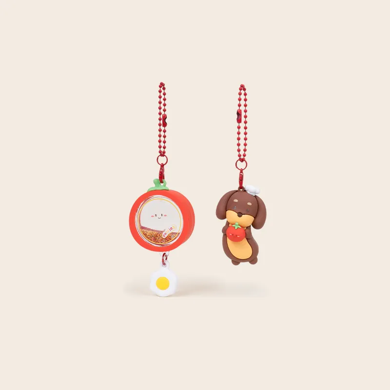 Jinnew Pvc Keychains Unisex 7.5cm Height-1