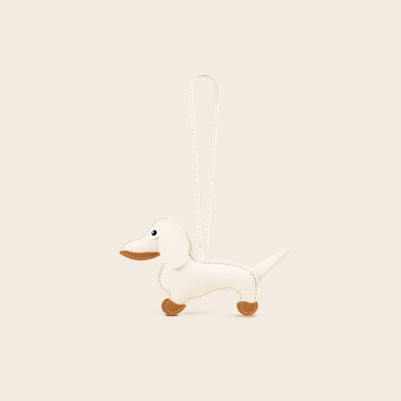 Jinnew PU Leather Keychains Unisex 8cm High-9