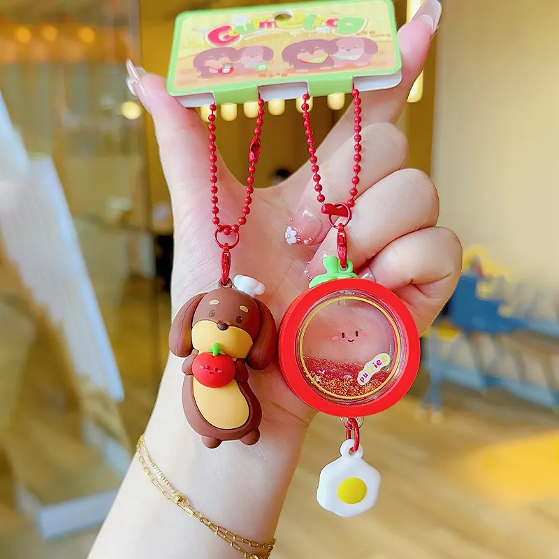 Jinnew Pvc Keychains Unisex 7.5cm Height-3