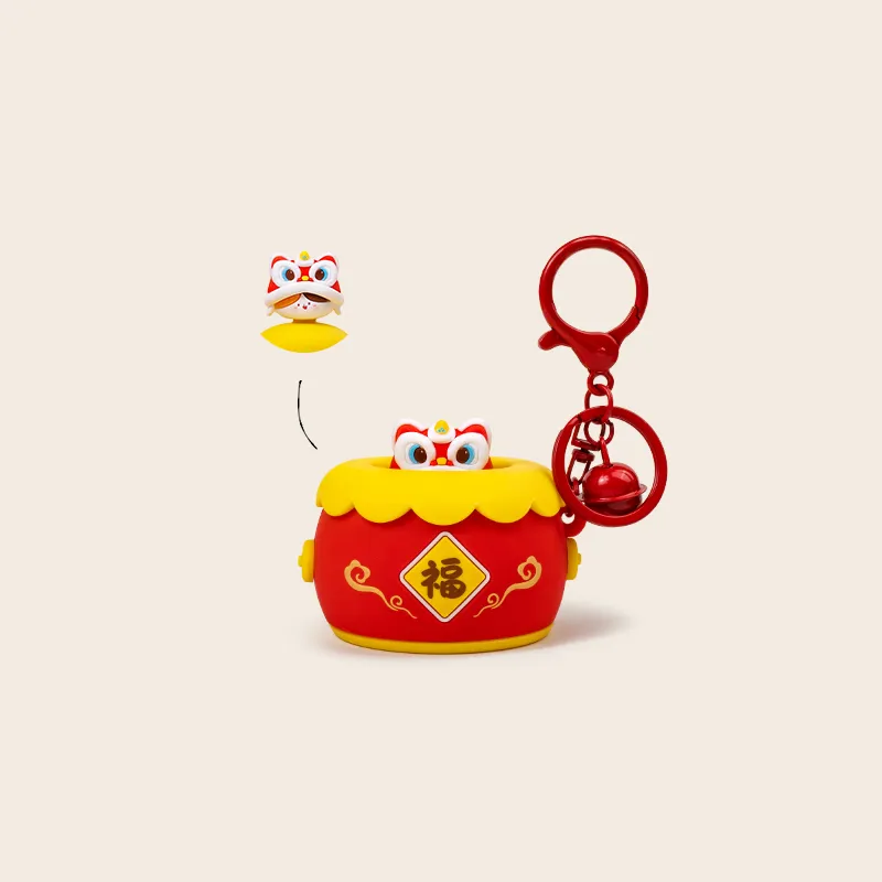 Jinnew Silicone Keychains Unisex-2