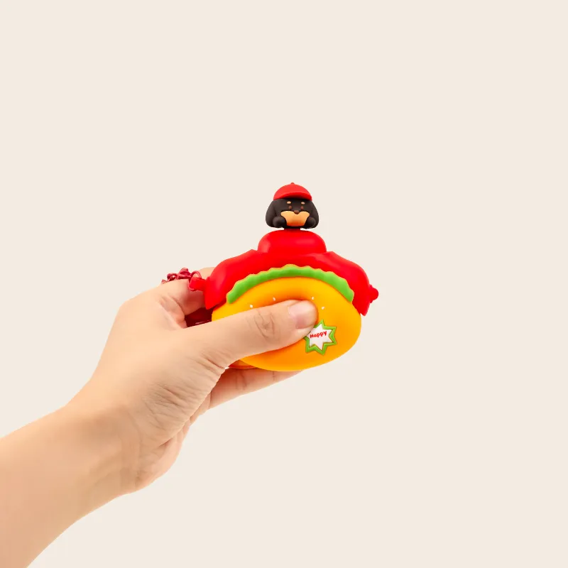 Jinnew Silicone Keychains Unisex-3